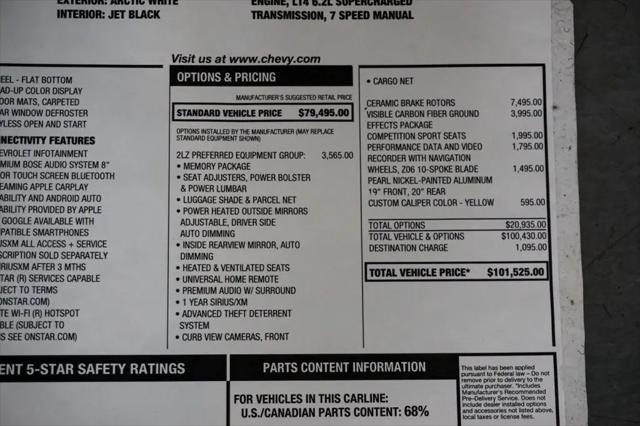 2019 Chevrolet Corvette Z06