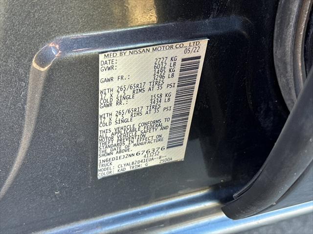 2022 Nissan Frontier Crew Cab SV 4x2