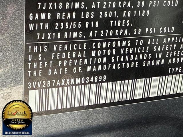 2022 Volkswagen Tiguan 2.0T SE