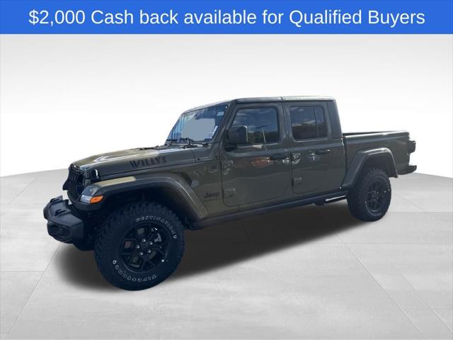 2025 Jeep Gladiator GLADIATOR WILLYS 4X4 2025 Jeep Gladiator GLADIATOR WILLYS 4X4