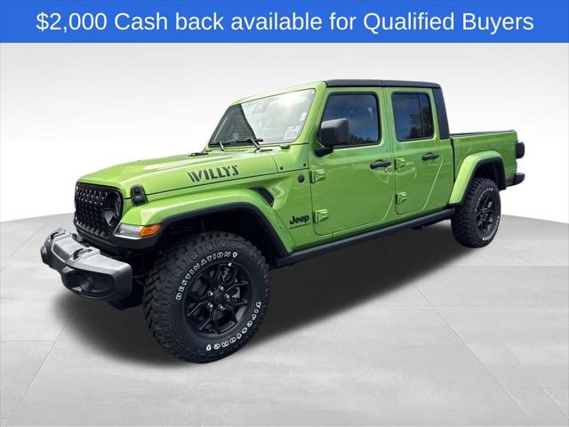 2025 Jeep Gladiator GLADIATOR WILLYS 4X4 2025 Jeep Gladiator GLADIATOR WILLYS 4X4