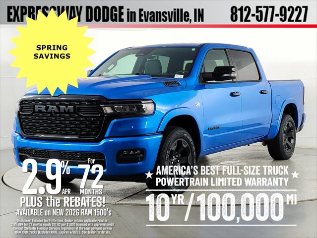 2026 RAM Ram 1500 RAM 1500 BIG HORN CREW CAB 4X4 57 BOX