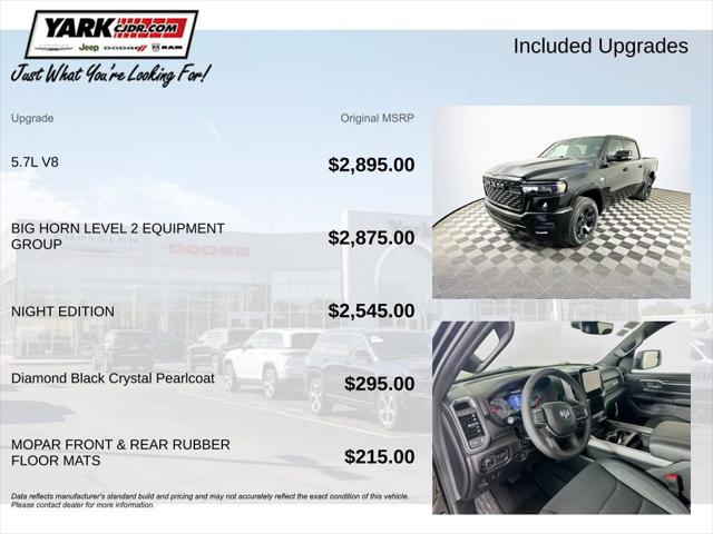 2026 RAM Ram 1500 RAM 1500 BIG HORN CREW CAB 4X4 57 BOX