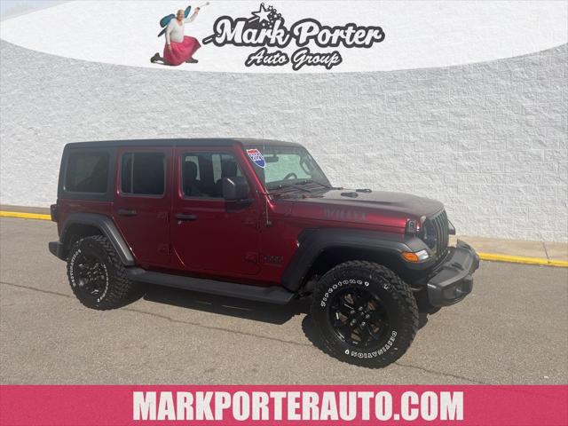 2021 Jeep Wrangler Unlimited Willys 4x4 2021 Jeep Wrangler Unlimited Willys 4x4