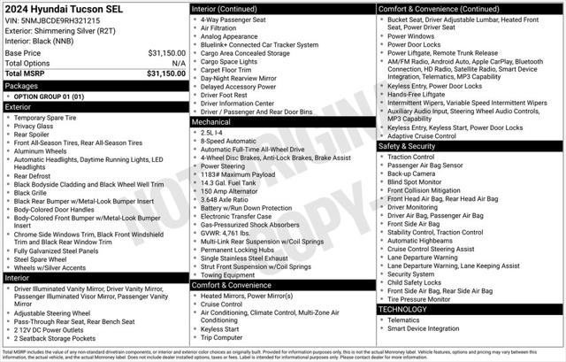 2024 Hyundai Tucson SEL