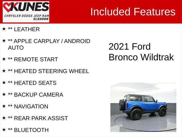 2021 Ford Bronco Wildtrak 2021 Ford Bronco Wildtrak