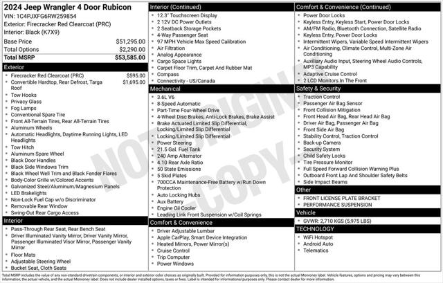2024 Jeep Wrangler 4-Door Rubicon 4x4