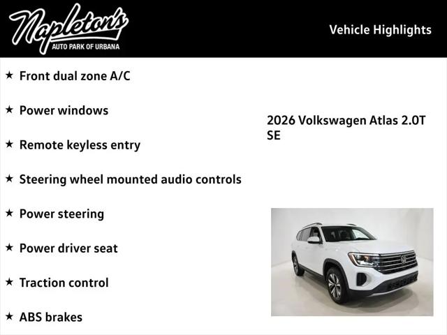 2026 Volkswagen Atlas SE