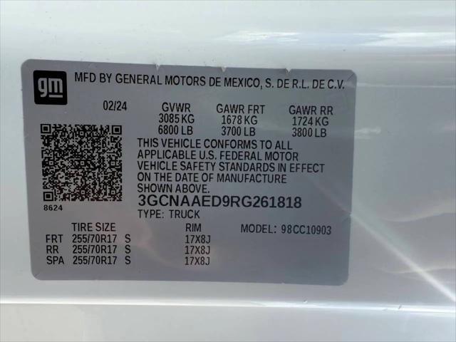 2024 Chevrolet Silverado 1500 2WD Regular Cab Long Bed WT