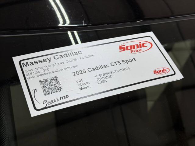 2026 Cadillac CT5 Sport RWD