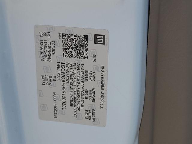 2025 Chevrolet Express Cargo Van RWD 2500 Regular Wheelbase WT