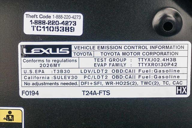 2026 Lexus NX NX 350