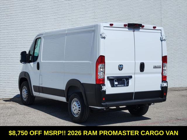 2026 RAM Ram ProMaster RAM PROMASTER 1500 TRADESMAN CARGO VAN LOW ROOF 118 WB