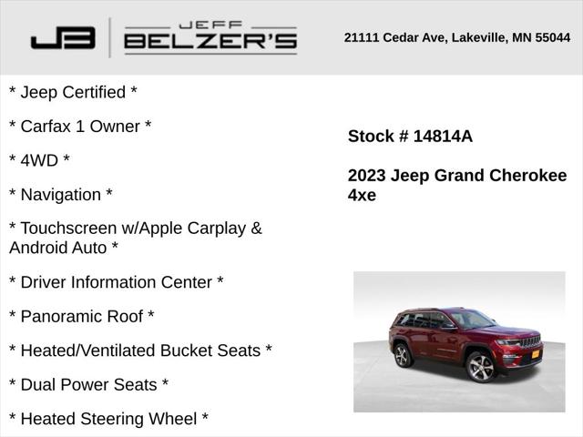 2023 Jeep Grand Cherokee 4xe 4xe