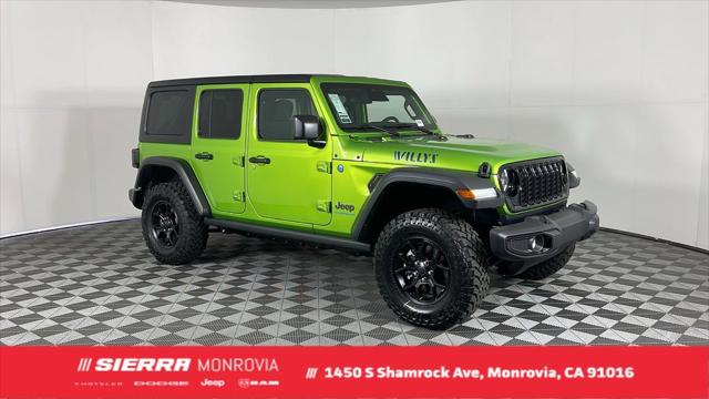 2025 Jeep Wrangler 4xe WRANGLER 4-DOOR WILLYS 4xe