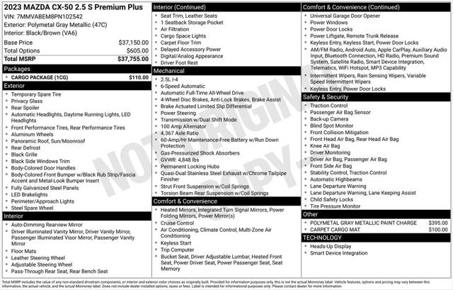2023 Mazda CX-50 2.5 S Premium Plus