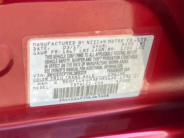 2017 Nissan Versa Note S Plus