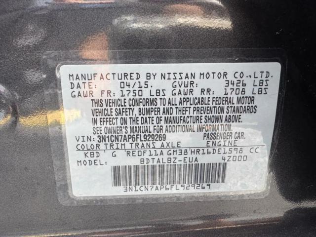 2015 Nissan Versa 1.6 SV
