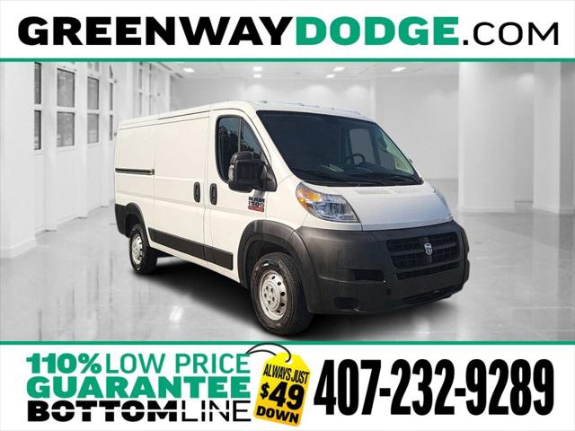 2018 RAM ProMaster 1500 Cargo Van Low Roof 136 WB