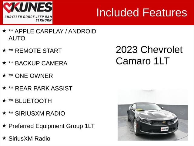2023 Chevrolet Camaro RWD Convertible 1LT 2023 Chevrolet Camaro RWD Convertible 1LT