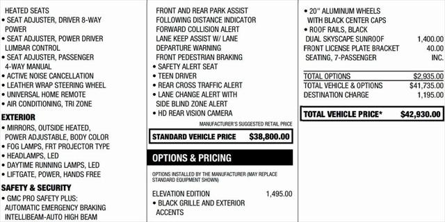 2021 GMC Acadia FWD SLT