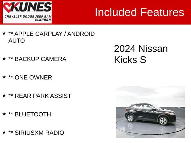2024 Nissan Kicks S Xtronic CVT