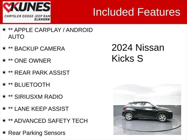 2024 Nissan Kicks S Xtronic CVT