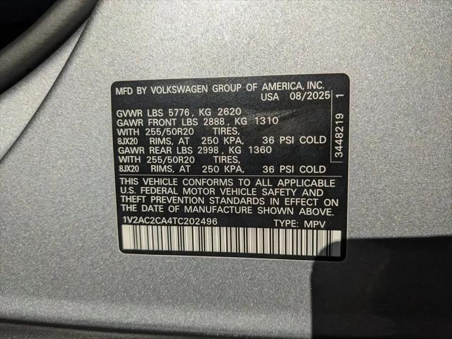 2026 Volkswagen Atlas Cross Sport SEL R-Line Black