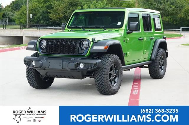2025 Jeep Wrangler 4-Door Willys 4x4 for sale in Weatherford, TX