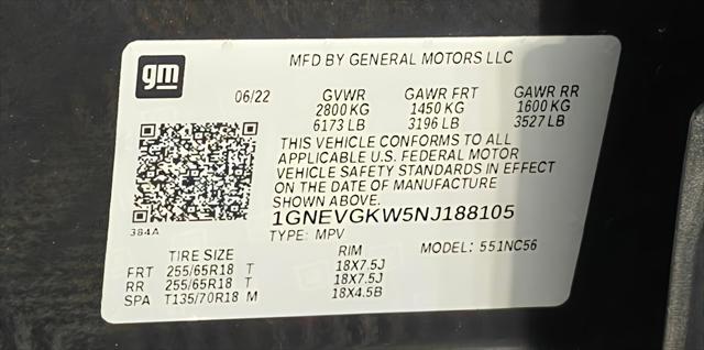 2022 Chevrolet Traverse AWD LT Cloth