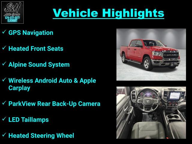 2023 Ram 1500 Big Horn Crew Cab 4x4 57 Box