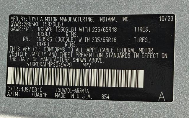 2023 Toyota Highlander XLE