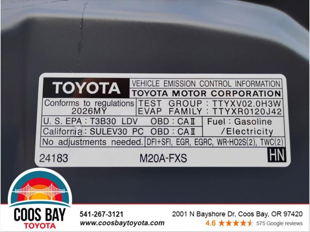 2026 Toyota Prius Plug-In XSE Premium