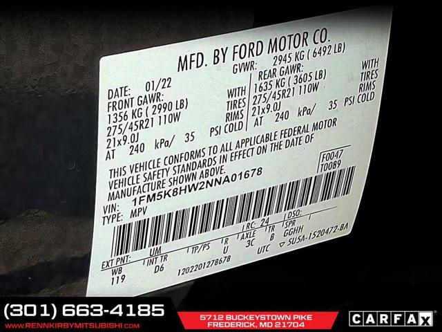 2022 Ford Explorer Platinum