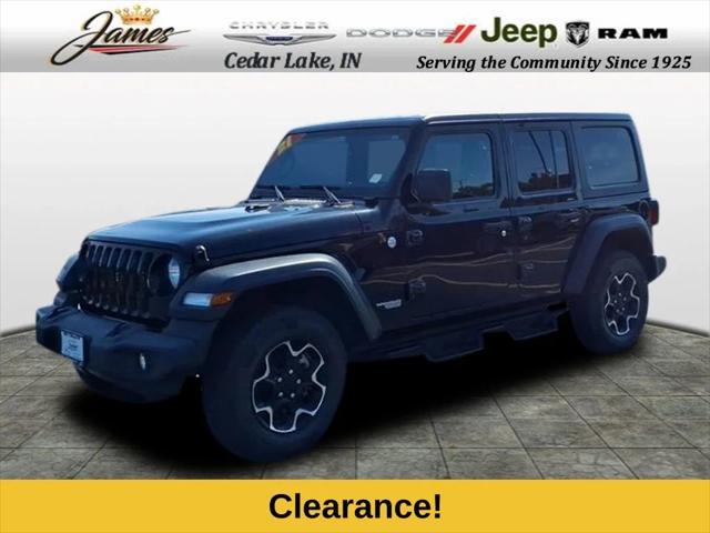 2021 Jeep Wrangler Unlimited Sport S 4x4 2021 Jeep Wrangler Unlimited Sport S 4x4