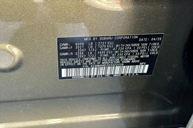 2025 Subaru Ascent Onyx Edition Limited 7-Passenger