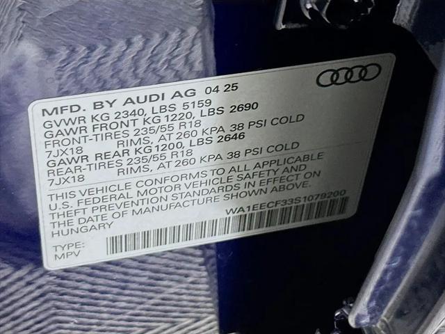 2025 Audi Q3 Premium 45 TFSI S line quattro Tiptronic