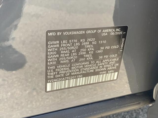 2026 Volkswagen Atlas Cross Sport SEL R-Line Black