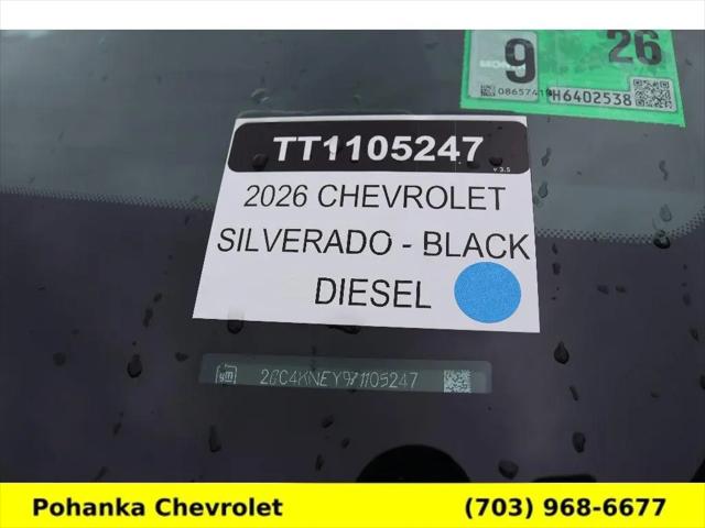2026 Chevrolet Silverado 2500HD Crew Cab, Standard Bed, LT, 4WD