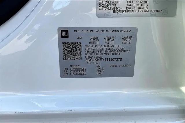 2026 Chevrolet Silverado 2500HD Crew Cab, Standard Bed, LT, 4WD