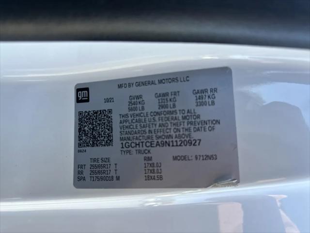 2022 Chevrolet Colorado 4WD Extended Cab Long Box LT