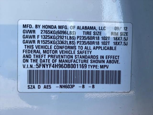 2013 Honda Pilot Touring