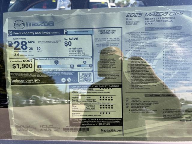 2025 Mazda CX-5 2.5 S Preferred