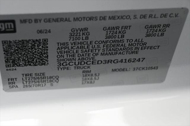 2024 Chevrolet Silverado 1500 4WD Crew Cab Short Bed Custom Trail Boss