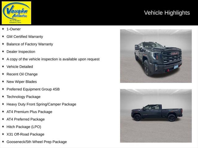 2024 GMC Sierra 2500HD 4WD Crew Cab Standard Bed AT4