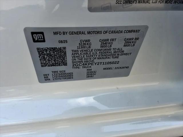 2026 Chevrolet Silverado 2500HD Crew Cab, Standard Bed, LTZ, 4WD