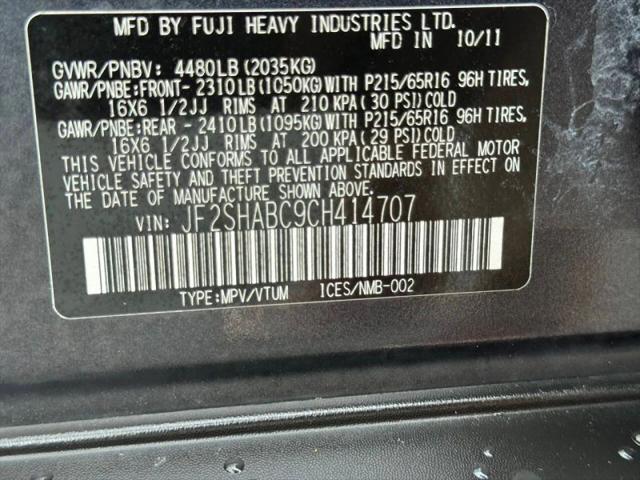 2012 Subaru Forester 2.5X