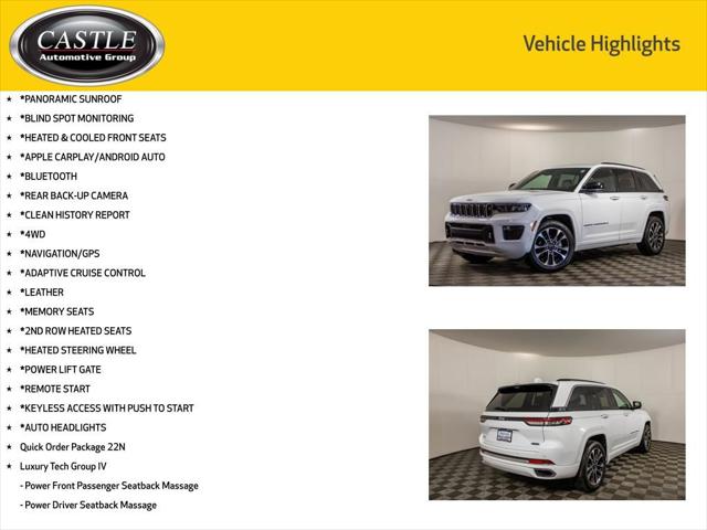 2022 Jeep Grand Cherokee Overland 4x4