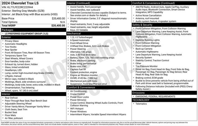 2024 Chevrolet Trax FWD SP