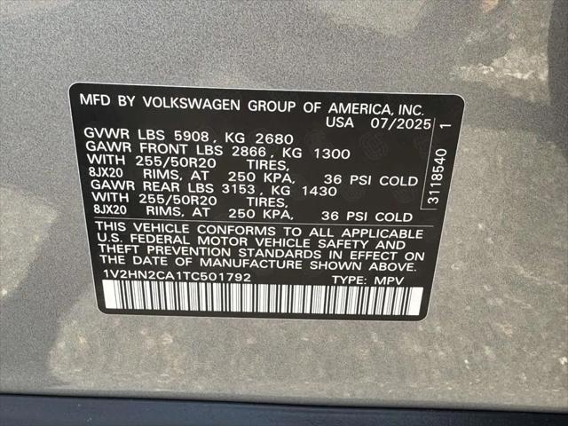 2026 Volkswagen Atlas SE with Technology